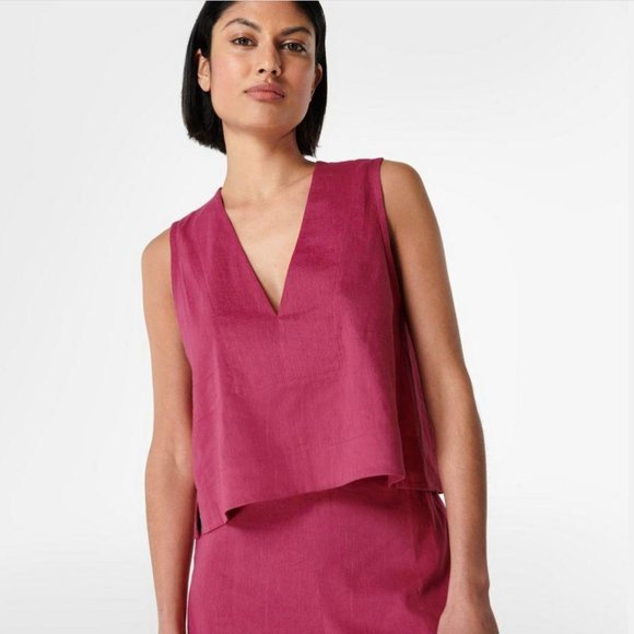 Sweaty Betty Rae Linen Tank - Picture 1 of 4